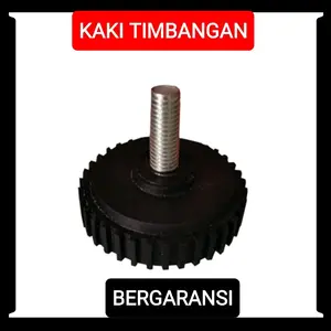 Kaki Timbangan Duduk Kiloweigh 100kg kg 150kg, 200kg dan 300 kg Kaki Karet Timbangan Digital Type : M8 - M10 Sparepart Timbangan Elektrik Cocok buat Kiloweigh dan Newtech dan masih banyak lagi