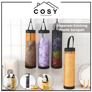 COSY Dispenser Kantong Plastik Sampah Gantung Dinding Tempat Kantong Kresek Storage Bag Flexible Penyimpanan Plastic