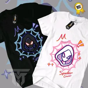 Kaos Couple Spiderman & Gwen Z3 / Baju T-shrit Pasangan Couple