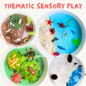 House of Peekaboo - Paket Thematic Sensory Play 6 12 18 24 bulan Hampers Anak Mainan Edukasi