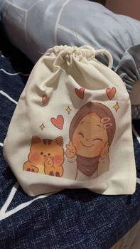 Product Review of Pouch Serut Blacu Bergambar Karakter Anak Perempuan & Laki-Laki Muslim/Pouch Muslim from t**i 0