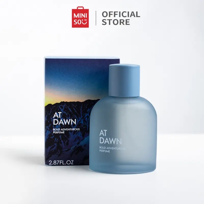 Miniso Bold Adventurous Perfume (85mL) parfum cowok At Dawn Under Twilight Into Foggy Day Till Midnight 0