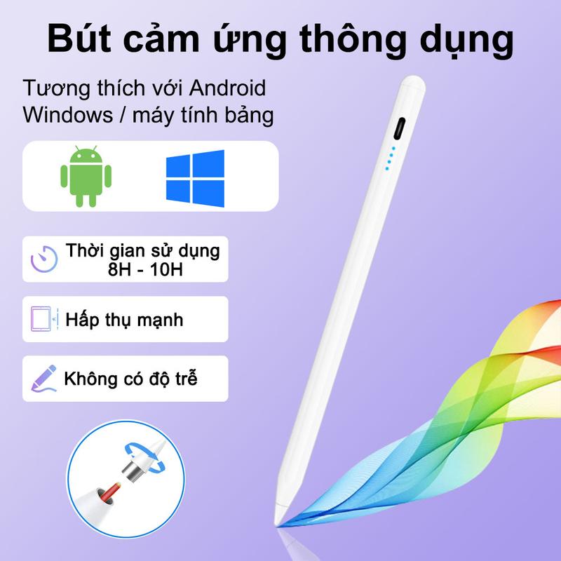 COD Bút Cảm Ứng Thông Dụng Mới, Thích Hợp Cho Điện Thoại Android Và iOS. Bút cảm ứng màn hình điện dung, thích hợp cho Huawei, Apple, Xiaomi, Vivo, Oppo và các điện thoại thông minh khác, để viết và vẽ. Bút máy bảng điều khiển Android tương thích stylus