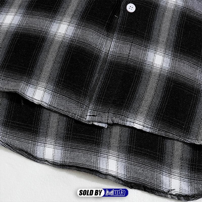 Product Introduction of MUDA Kemeja Lelaki Long Sleeve Checker Men Shirt Casual Business Loose Korean Style Top Black Navy Red Baju Kemeja Lelaki Lengan Panjang 22