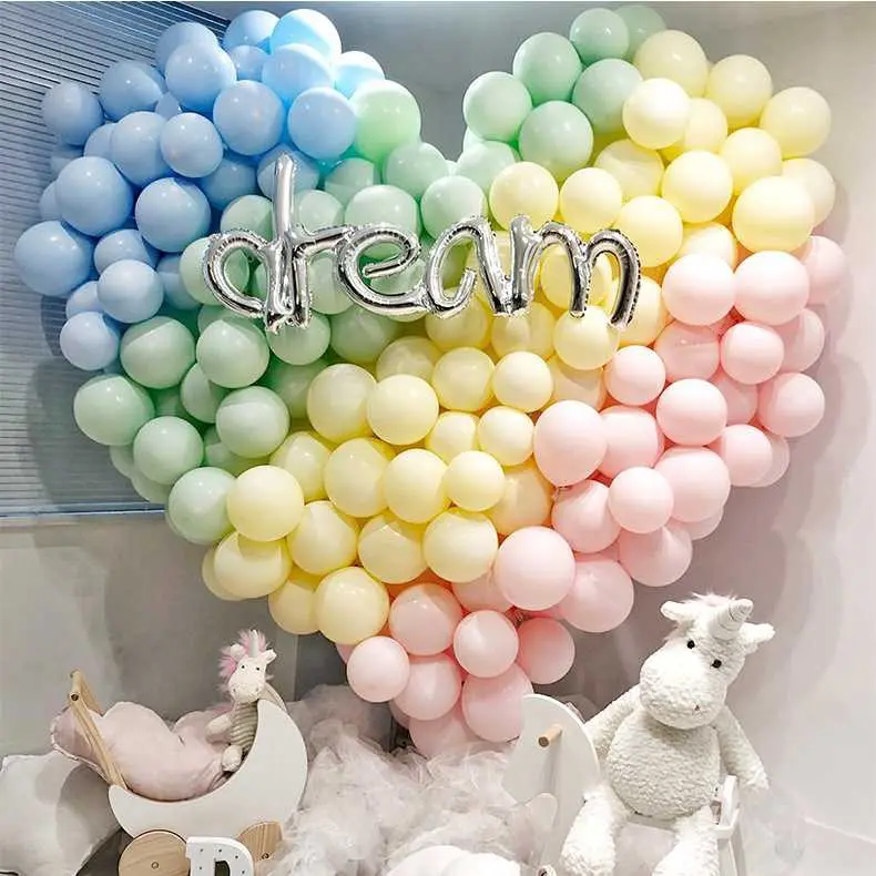 MIX BALON WARNA WARNI LATEX MACARON PASTEL 12inch - Balon Ulang Tahun Murah