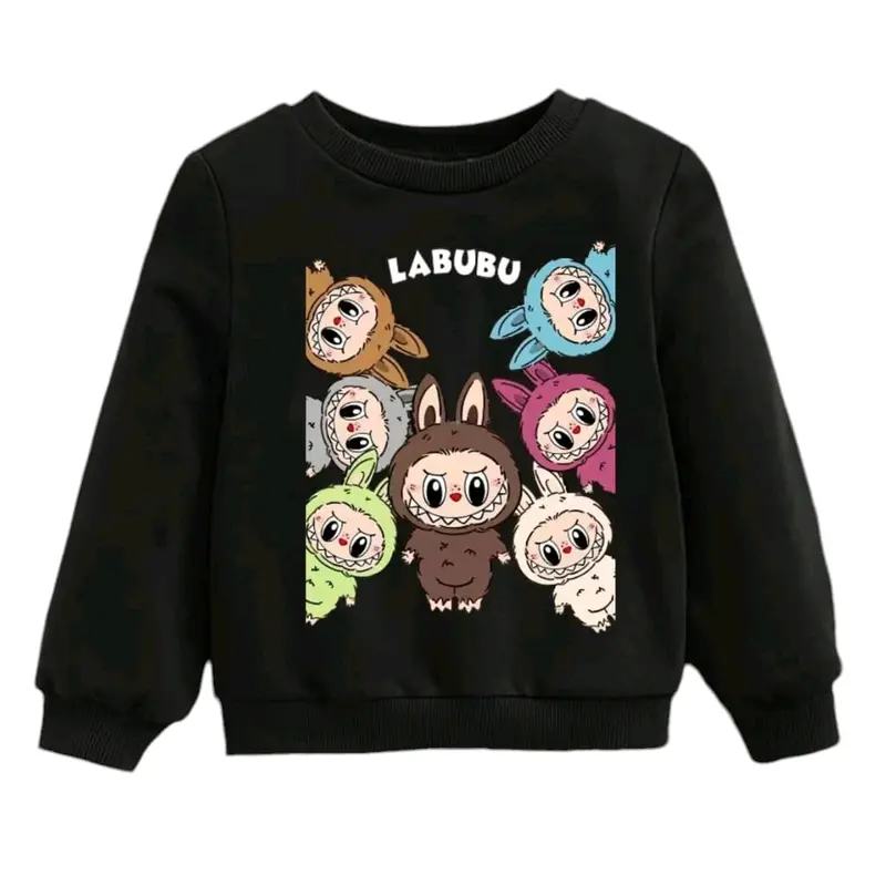 Sweater Hoodie Anak Labubu Terbaru 4-12 Tahun - jaket anak labubu - Kids, Fashion 3