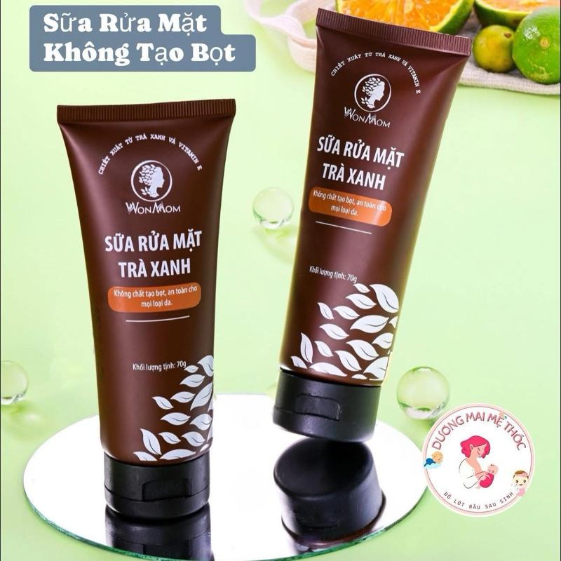  Sữa Rửa Mặt Hữu Cơ Wonmom Không Tạo bọt  An toàn Cho Mẹ Bầu Mẹ Bỉm  Skincare Làm Đẹp Da 