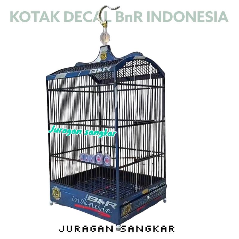 Sangkar kandang kotak BnR B&R Decal 88 15th nishikigoi power Indonesia biru 2