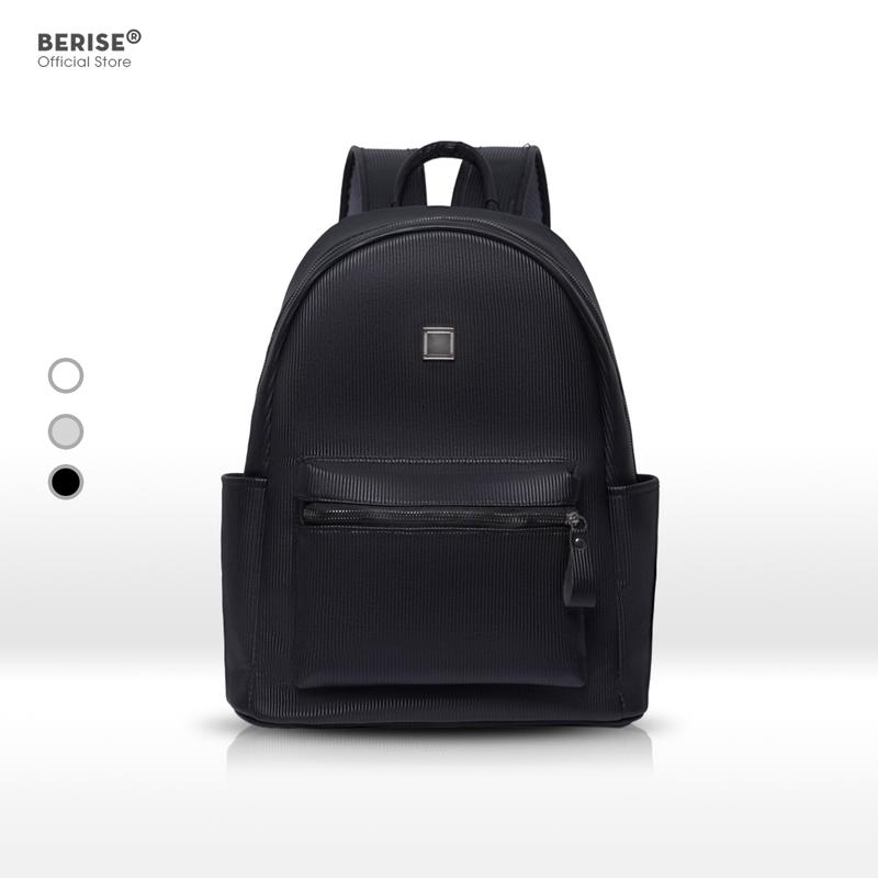 Balo Berise Brand Pattern chống nước, Unisex phù hợp nam nữ, đi học, đi chơi, đựng vừa laptop 14inch