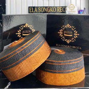 Songko Recca Kombinasi Serat Lontar Tembaga