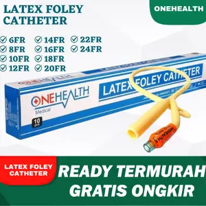 ONEHEALTH LATEX FOLEY CATHETER 2 WAY - SELANG KATETER SELANG URINE SATUAN PCS