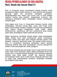 Gambar MEDIA PEMBELAJARAN DI ERA DIGITAL: Teori, Desain dan Inovasi Abad 21 dari Griya Pintar Rizky Kota Cilegon 2 Tokopedia