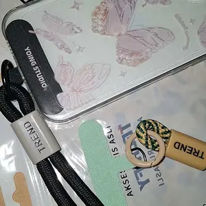 Tali Strap Gantungan HP Universal | Phone Lanyard Trendy Anti Jatuh | Tali Gantung Casing HP Lucu Estetik | Aksesoris HP Fashionable Nyaman Dipakai | Tali Leher & Tangan HP Kuat Cocok Daily Use, Traveling, OOTD