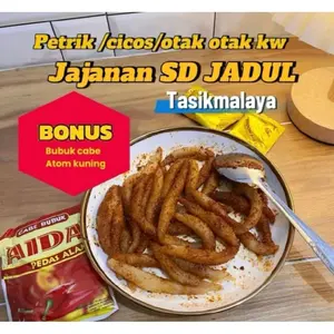 Cicos Viral Pedas Petrik Seblak Jajanan Food Instan Jadul Enak Gurih 150-750 Gram Bonus Bumbu Bubuk Cabe