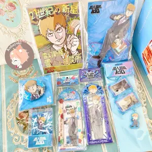 ORIGINAL Mob Psycho 100 Reigen Arataka merchandise merch keychain official miniso gantungan kunci japan anime MP100 standee acrylic akrilik stand photocard cardholder shikishi Mobpsycho100