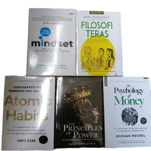 paket 5 buku mindset filosofi teras atomic habis the principles of power psychologi of money Habits Psychology