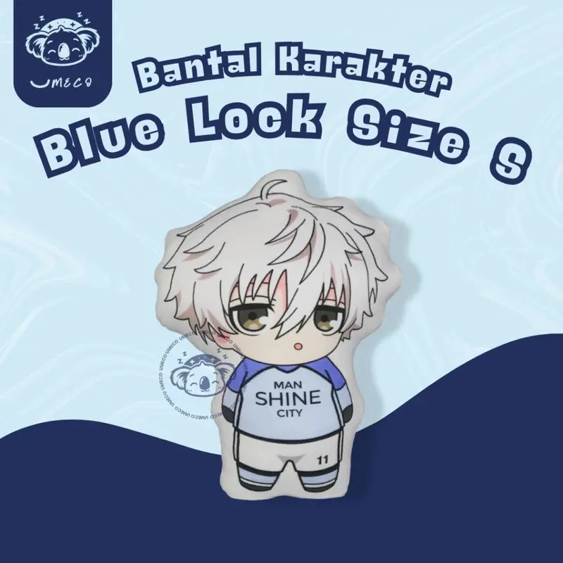 UMECO - Bantal Karakter Anime Blue Lock Size S | Plushie - U075 1