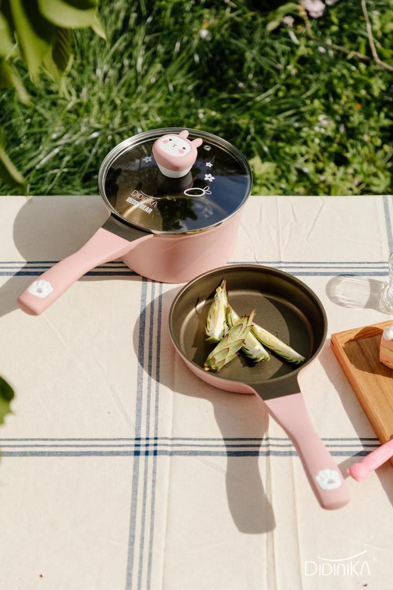 Product Introduction of [Ready Stock] Authentic Korea Didinika Baby Food Non Stick Cooking Utensils | cookware | Animal Series 18cm｜FREE GIFT 25