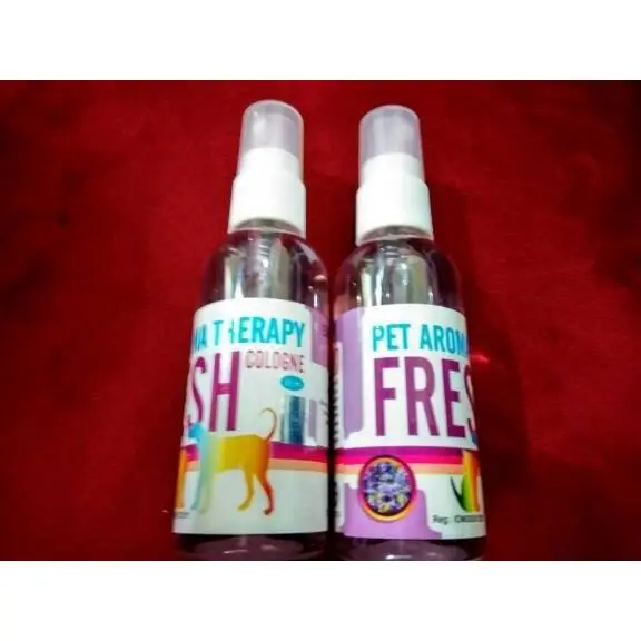 cologne fresh essential parfum kucing dan anjing - Hijau 1