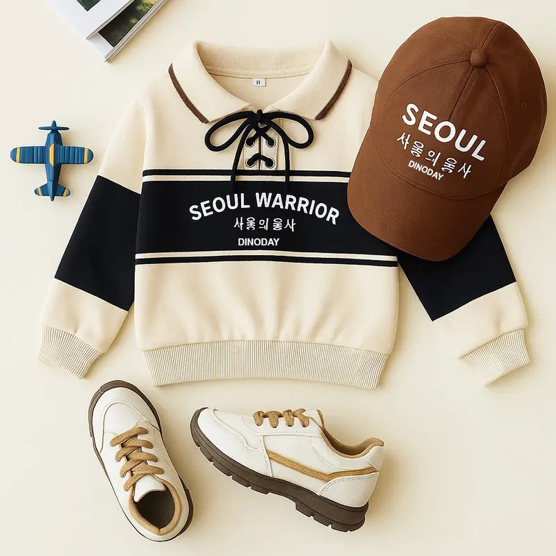 [ FREE TOPI ] ESTISHOP JAKET ANAK LAKI-LAKI BAYI KPOP SWEATER KOREAN STYLE 1 - 11 TAHUN 2