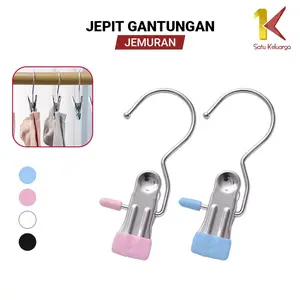 [COD] SK C1052 Jepit Besi Gantungan Jemuran Mini Serbaguna