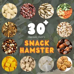 Makanan Hamster | Cemilan Hamster | Snack Hamster | Flax Pumpkin Dandelion Sesame Dried Chicken