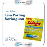 Gambar Alteco Lem Epo Putty 15gr Original Serbaguna untuk Beton Fiberglass Logam PVC Plastik Kayu Akuarium Waterproof 100% Original Resin Tahan Panas Anti Penyusutan dari Octane Up Store Kota Bandung 5 Tokopedia