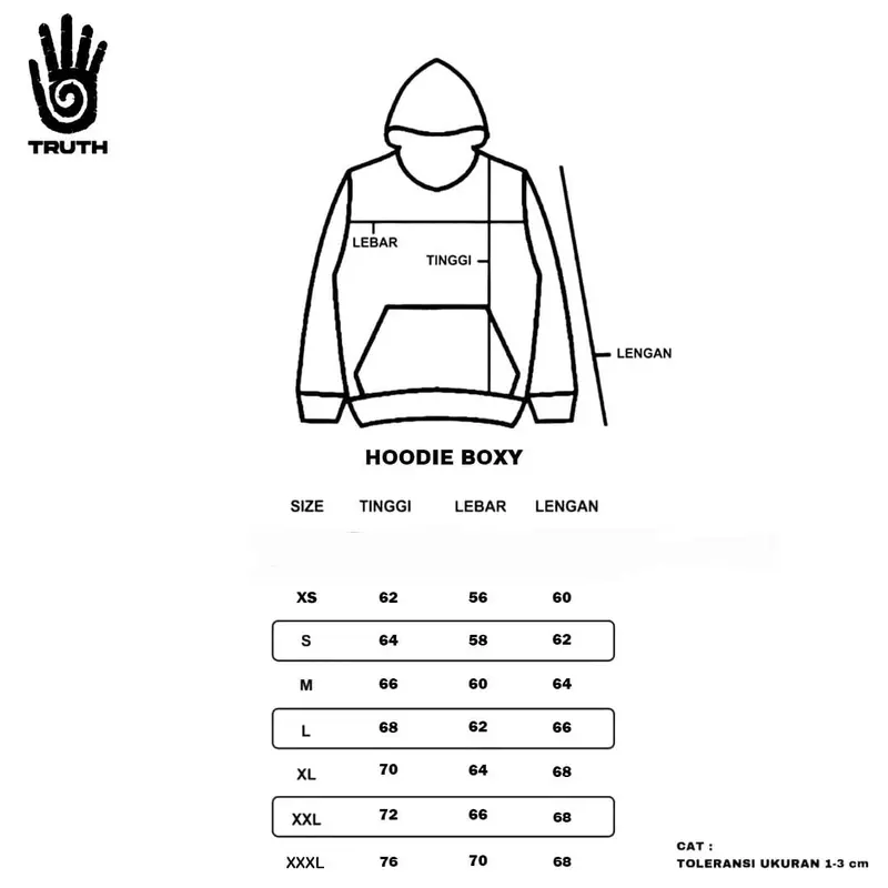 TRUTH | Sweater Hoodie Boxy Layer Oversize | Efectf 4