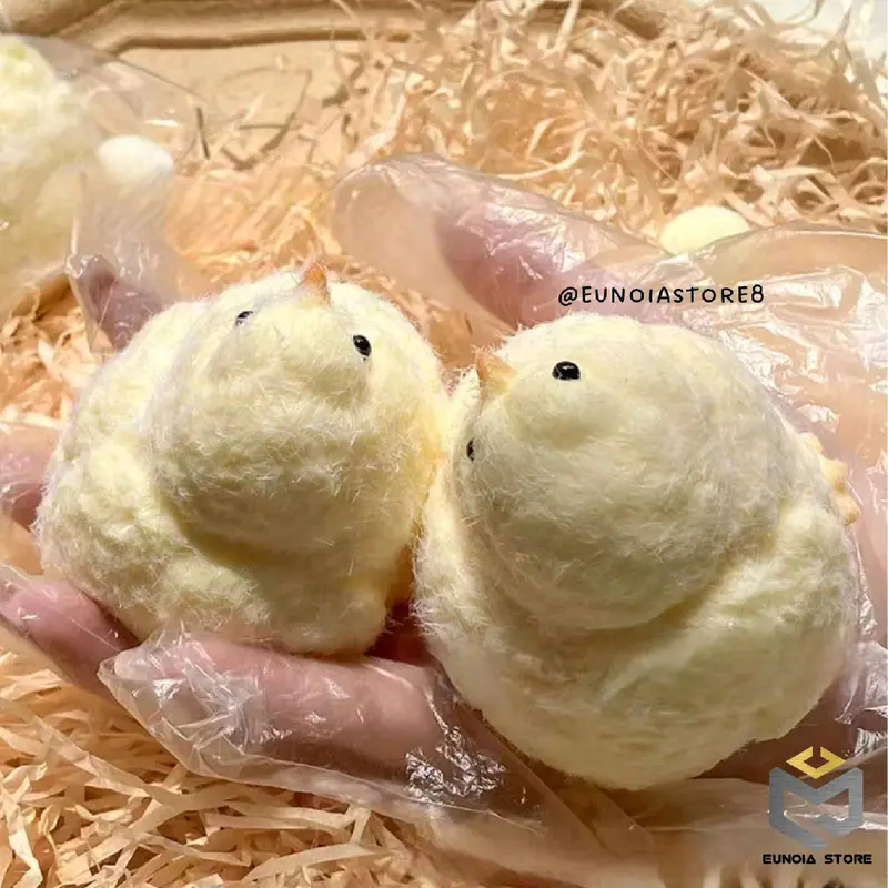 Squishy Ayam Cubit Lucu Berbulu Gemas Super Lembut 6