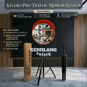 CONVEX MIRROR 60CM -80CM OUTDOOR + TRIPOD TERMURAH / CERMIN CEMBUNG ICLOUD TRIPOD MURAH BERKUALITAS