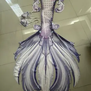 PURPLE Nine Tailed Fox Series - Cila Mermaid Tail