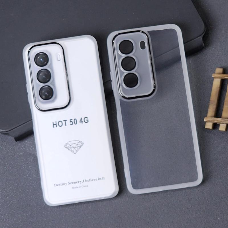 Baifu - Hybrid Case Clear Case Infin1x Hot 50 4G Hot 50 5G Hot 50 Pro Plus 1
