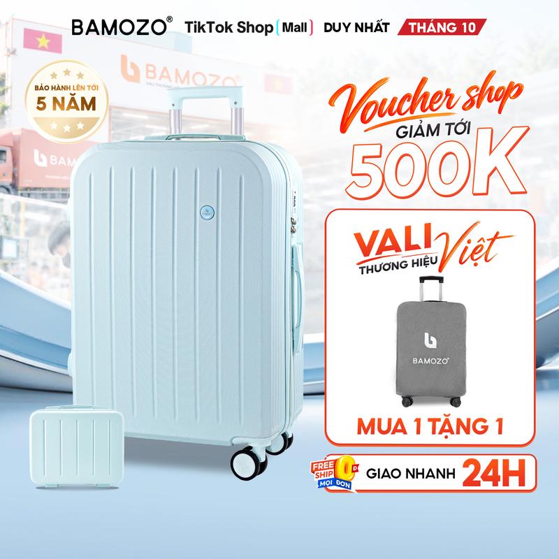 [ƯU ĐÃI NHÓM | SIZE 20] Vali Du Lịch Bamozo 8812 Bản Thường + Cốp Ngẫu Nhiên Size 20 Xách Tay Nhựa ABS PC Bền Đẹp, 4 Bánh Xoay 360°, Khóa Bảo Mật _8812