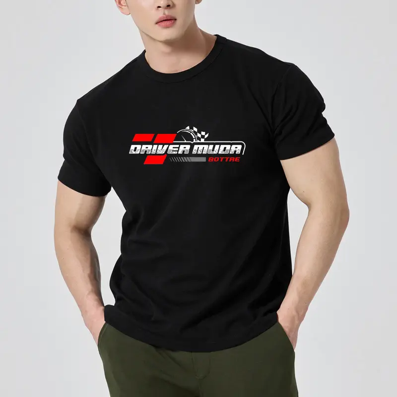 KAOS PRIA DRIVER MUDA LAKI-LAKI ATASAN MURAH DISTRO GAMBAR SABLON KEREN GRATIS ONGKIR CASUAL CREW NECK | SIMPLE, DINAMIS, DAN MEMBERIKAN KESAN  KASUAL