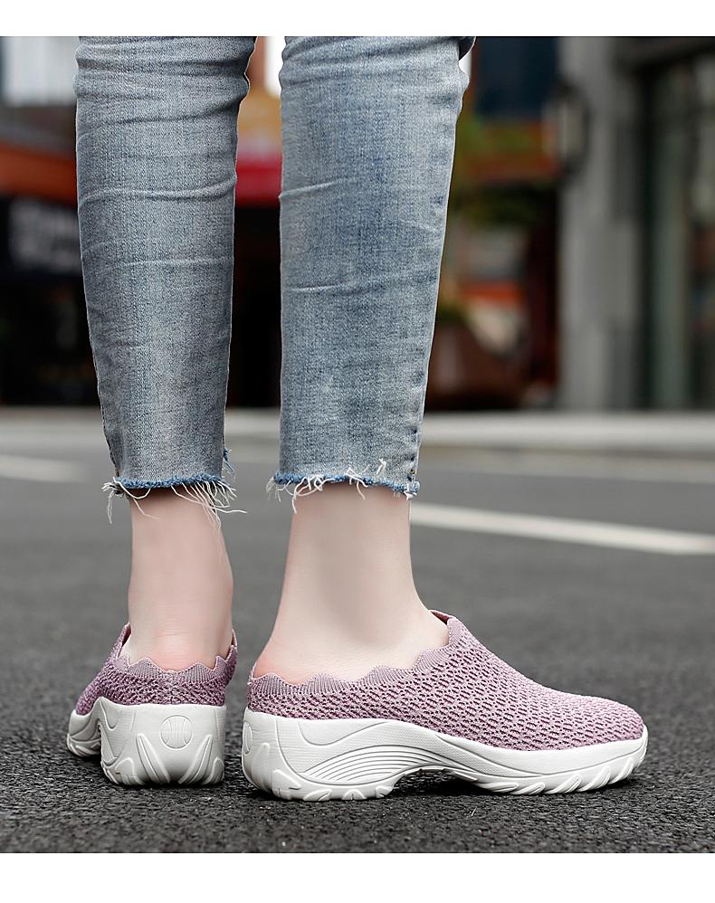 Product Introduction of FOKU Sepatu Slop Santai Wanita Slip On Sneakers Korea Terbaru 46
