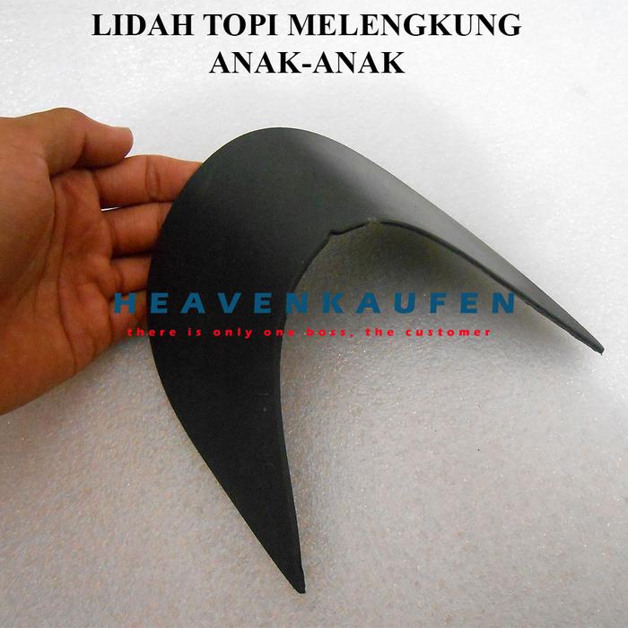 Gambar Pet Topi / Lidah Topi Melengkung Ukuran Anak Anak Harga Per Lusin 12 Pcs Bahan Fashion - hitam dari Heaven Kaufen Kota Malang Tokopedia