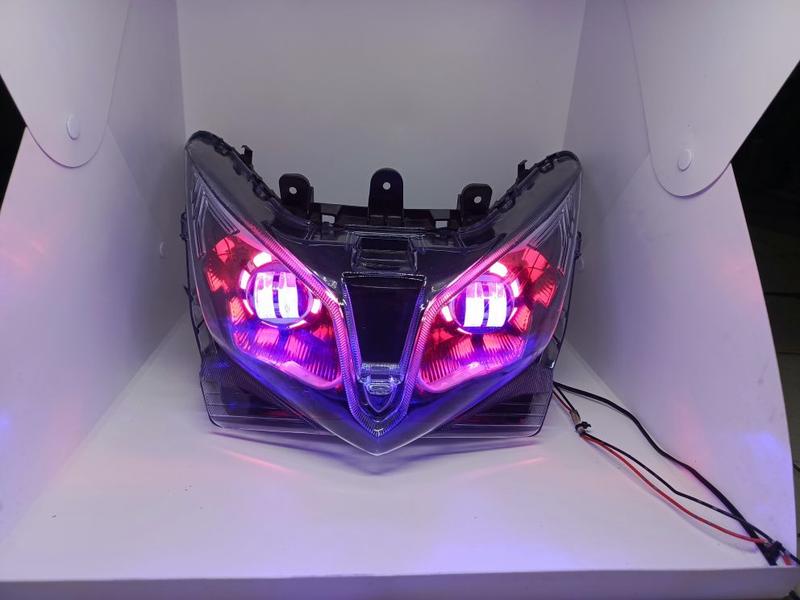 Product Introduction of Reflektor+mika alis running vario kzr vario 125 tahun 2012-2014 Motorcycle Lampu Aksesoris 5