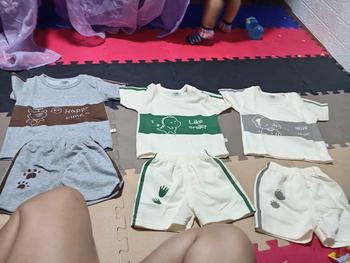 Product Review of (80-130cm) 0-6yrs Terno Short Sleeved Baby Kids Terno Set Outfit For Boy Girl T-Shirt Shorts Shirt Shorts Pattern Casual Pullover Children Suits Sando Sleeveless Nightwear Sleepwea R from a**7 2