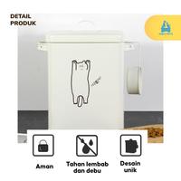 Gambar ONLY PETS Pet Food Container Tempat Penyimpanan Makanan Kucing Anjing - Stretching Cat dari Only Pets Kota Administrasi Jakarta Pusat 3 Tokopedia