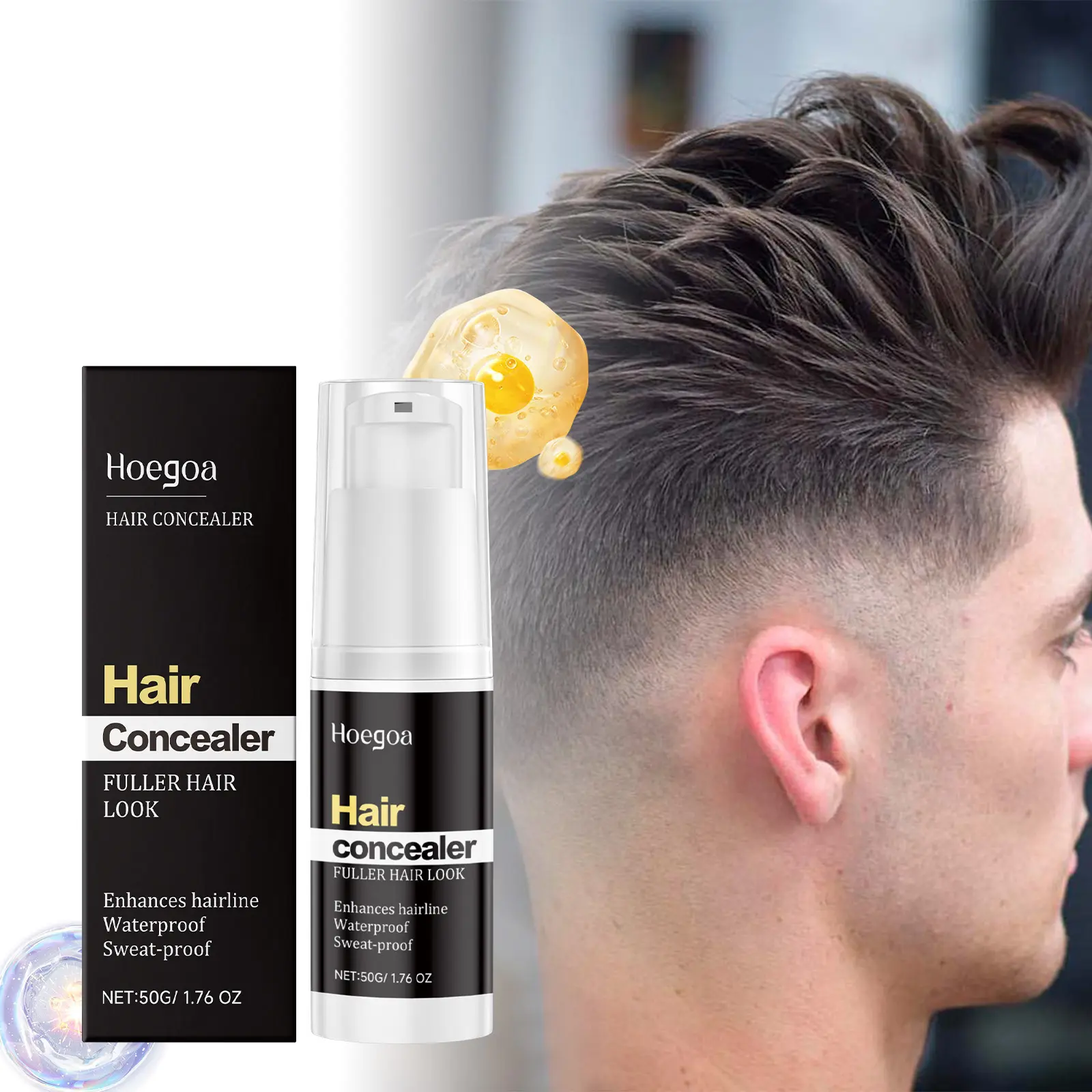 Hoegoa hairline concealer hairline filler forehead shadow concealer tahan air dan anti keringat shadow repair hair filling hair concealer