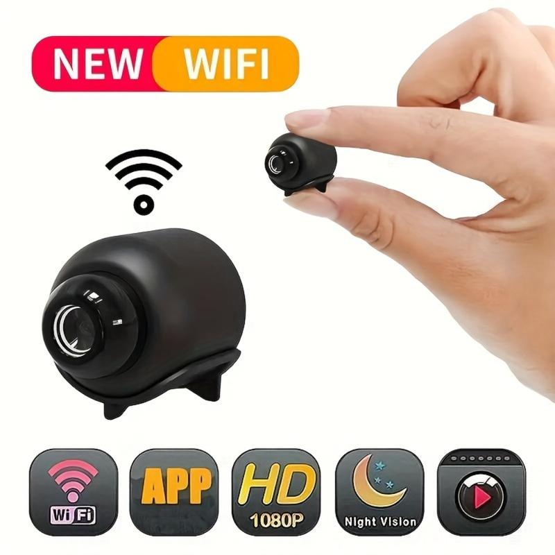 Kamera IP Tanpa Wayar, Penglihatan Malam HD 1080p, Kamera WiFi 2.4GHz, Pemantauan Sudut Lebar 140 °, Tanpa Kad SD, Khusus untuk Kegunaan Rumah, Pejabat, Kedai dan Gudang 1
