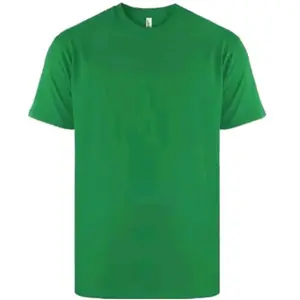 Kaos Polos Warna Hijau Fuji Lengan Pendek Leher O-Neck Round Neck 30s