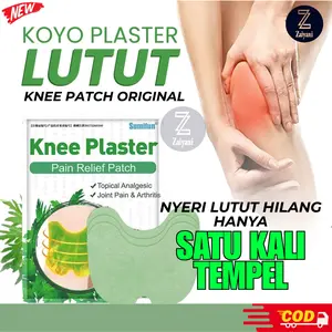 KNEE PATCH ISI 10 PCS Plaster Koyo Lutut Herbal Nyeri Sendi dan Pegal Linu - Knee Pain Relief Patch - Herbal Plaster Knee Patch