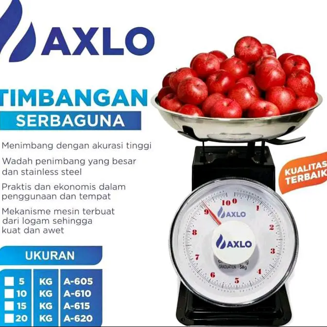Timbangan Serbaguna merek *AXLO* kapasitas 10 kg