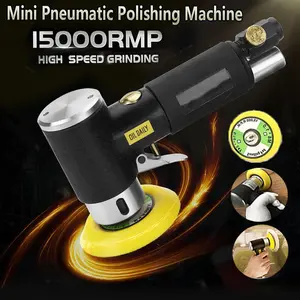 Orbit Air Sander Mini Pneumatic 2" Mesin Penggiling Set untuk Poles Mobil Alat Udara Polisher Bertenaga Udara Berkecepatan Tinggi