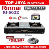 Gambar KOMPOR GAS RINNAI 2 TUNGKU RI-602E/RINNAI KOMPOR GAS 2 TUNGKU RI 602E - KOMPOR SAJA , DUS Dari Pabrik dari topjaya elektronik Kab. Karawang 2 Tokopedia