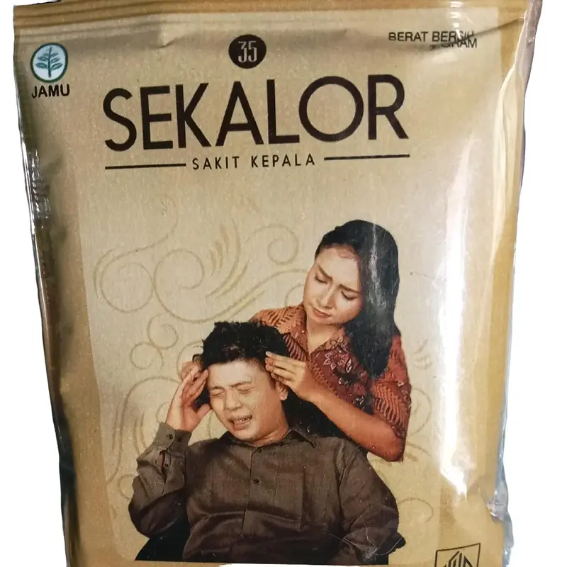 Sekalor Herbal Sakit Kepala - Obat Herbal untuk Mengatasi Sakit Kepala secara Alami 10 Pcs 0