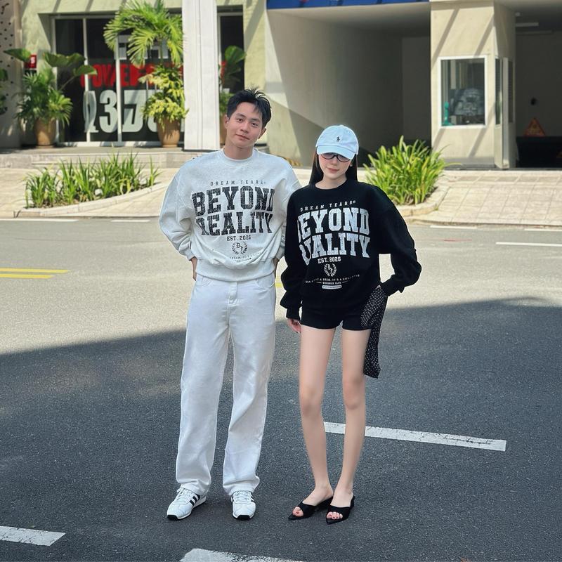 Áo Sweater Cổ Tròn Nam Nữ Dream Tears , Chất Liệu Nỉ Hai Da Cao Cấp From Unisex Phong Cách Sang Trọng NW6