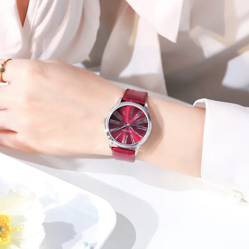 JIMS HONEY Jam Tangan Wanita JT 8125 PLUS Watches kulit 7