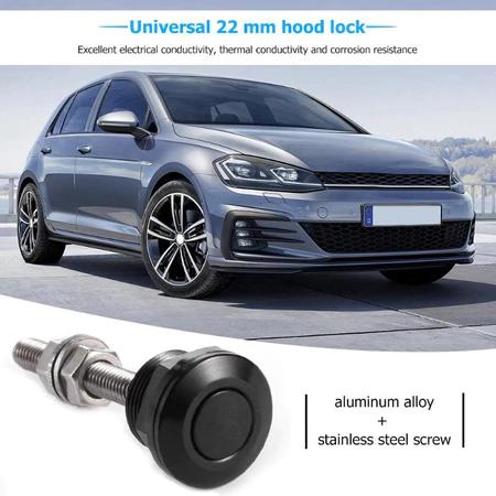 Product Introduction of 30mm Quick Release Hood Lock Clip Push Button Car Bumper Latch Kit 7